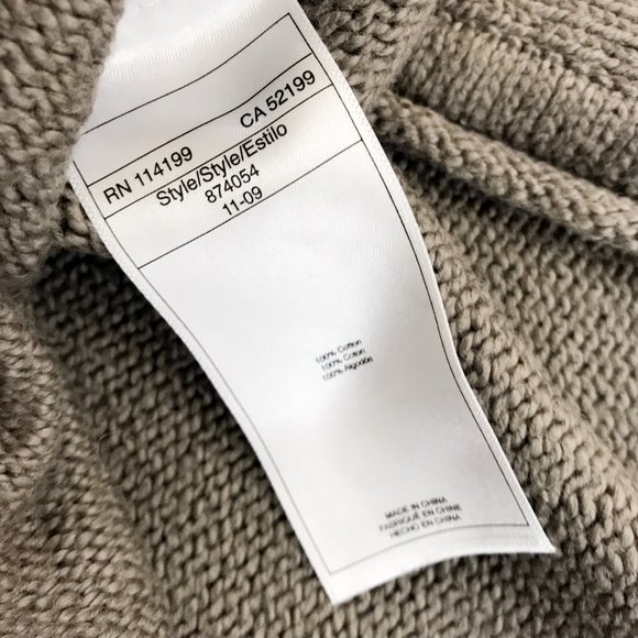 QUIKSILVER Sweater Vest Medium Long Deep Drop Sides Textured Edgy Artsy Cocoa - Picture 7 of 9